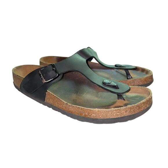 Birkenstock Sandals Men\'s 42/9-9.5 Black Gizeh Slip On Buckle Sandals main image 5